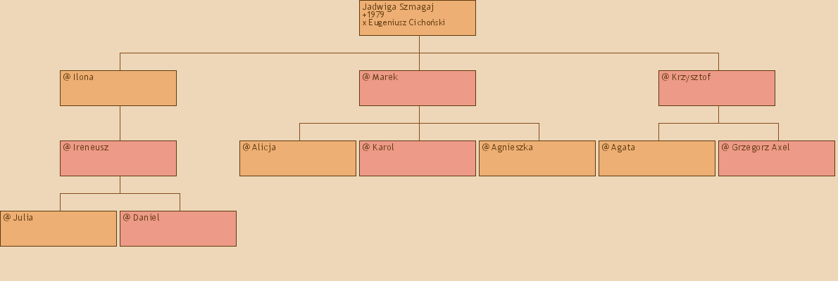 Drzewo genealogiczne - Jadwiga Szmagaj