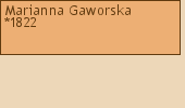 Drzewo genealogiczne - Marianna Gaworska