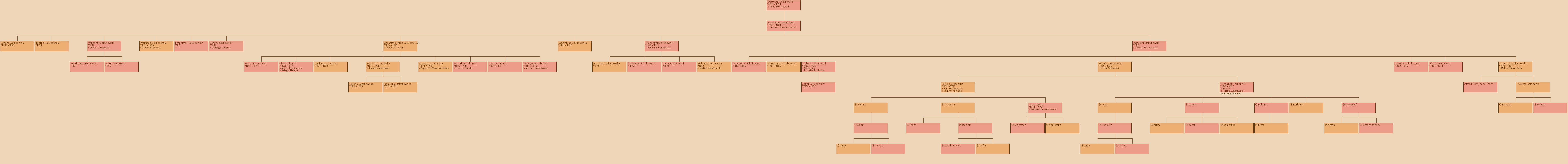 Drzewo genealogiczne - Szczepan Jakubowski