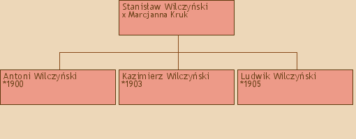 Drzewo genealogiczne - Stanisaw Wilczyski