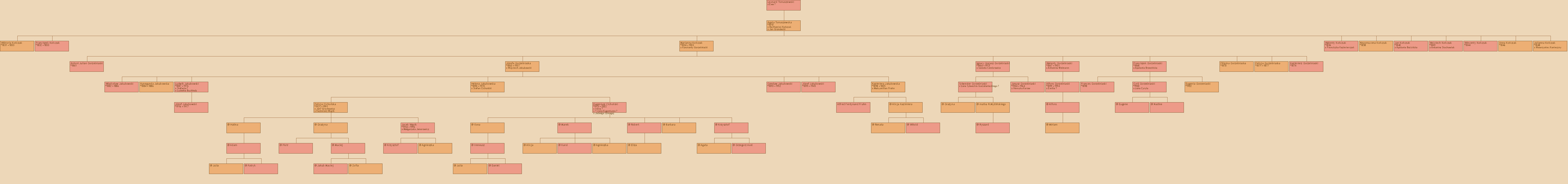 Drzewo genealogiczne - Leonard Tomaszewski